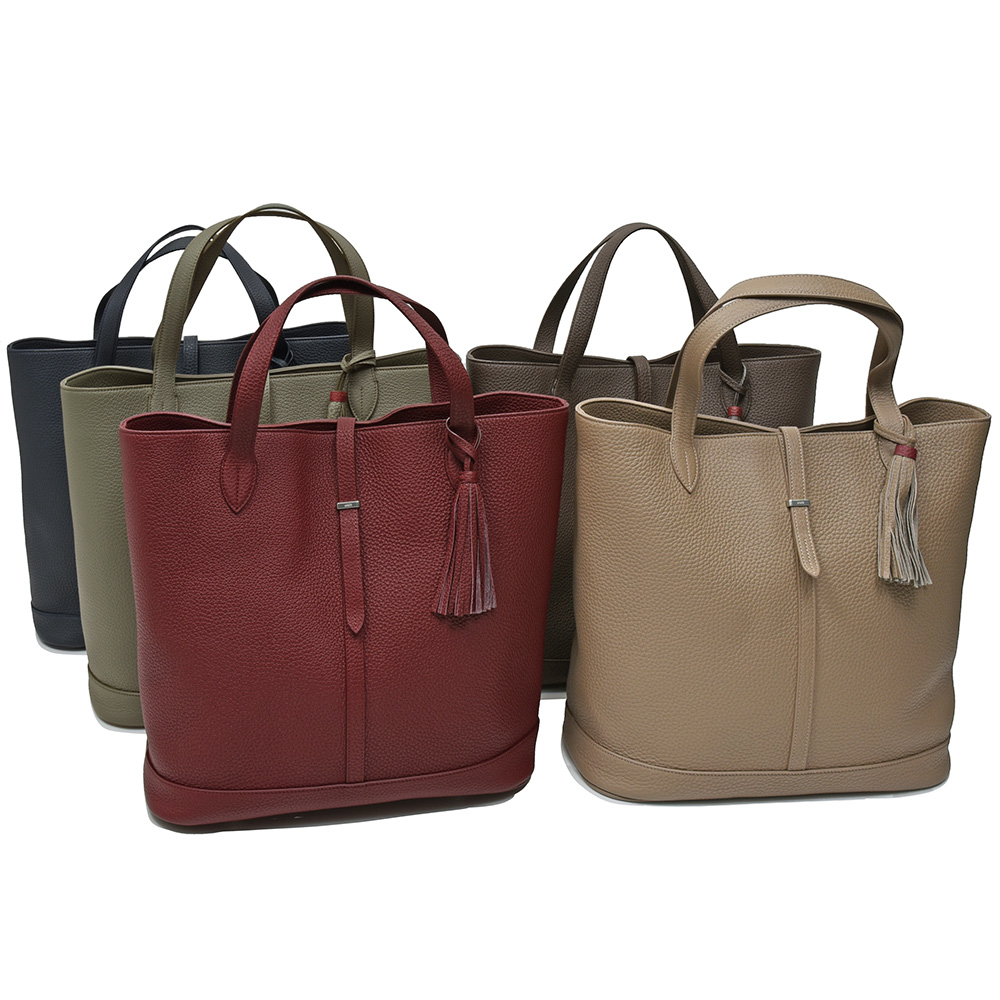 ACATE(アカーテ)<br>KAUS2 カウス2 カーフ シュリンクレザー トートバッグ 38446006211