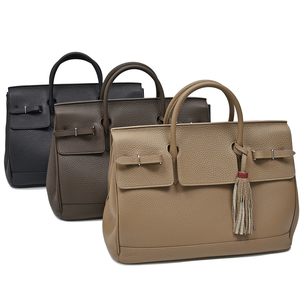 ACATE(アカーテ)<br>OSTRO2-S SHINDO オストロ2 シンドウ カーフ シュリンクレザー フラップ ボストンバッグ 38446001211