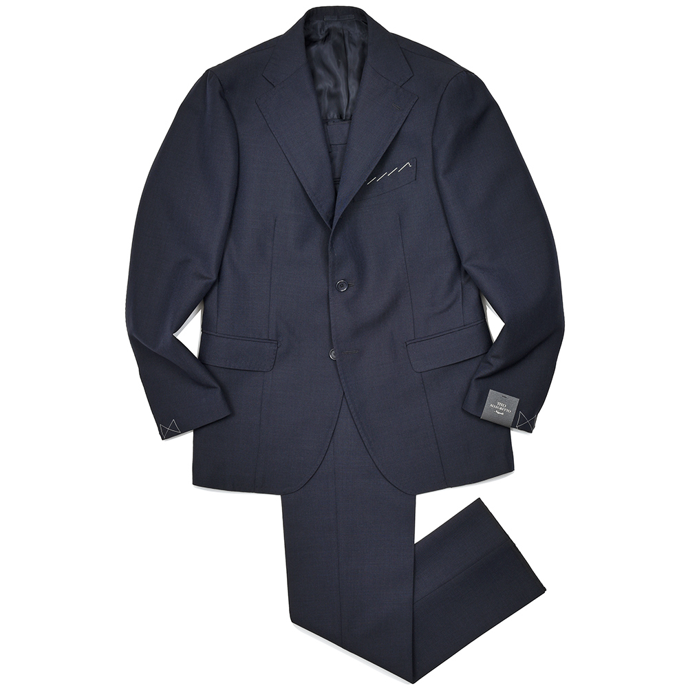 TITO ALLEGRETTO(ティト アレグレット)<br>DORMEUIL ヴァージンウール モヘア 1プリーツ シングル3Bスーツ 37155000142