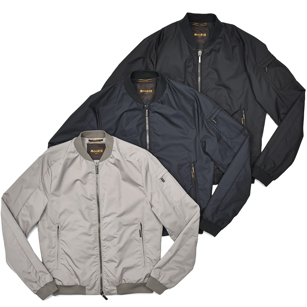 MooRER(ムーレー)<br>CORELLI-WK コレッリ ポリエステル MA-1 ボマージャケット 34051002052