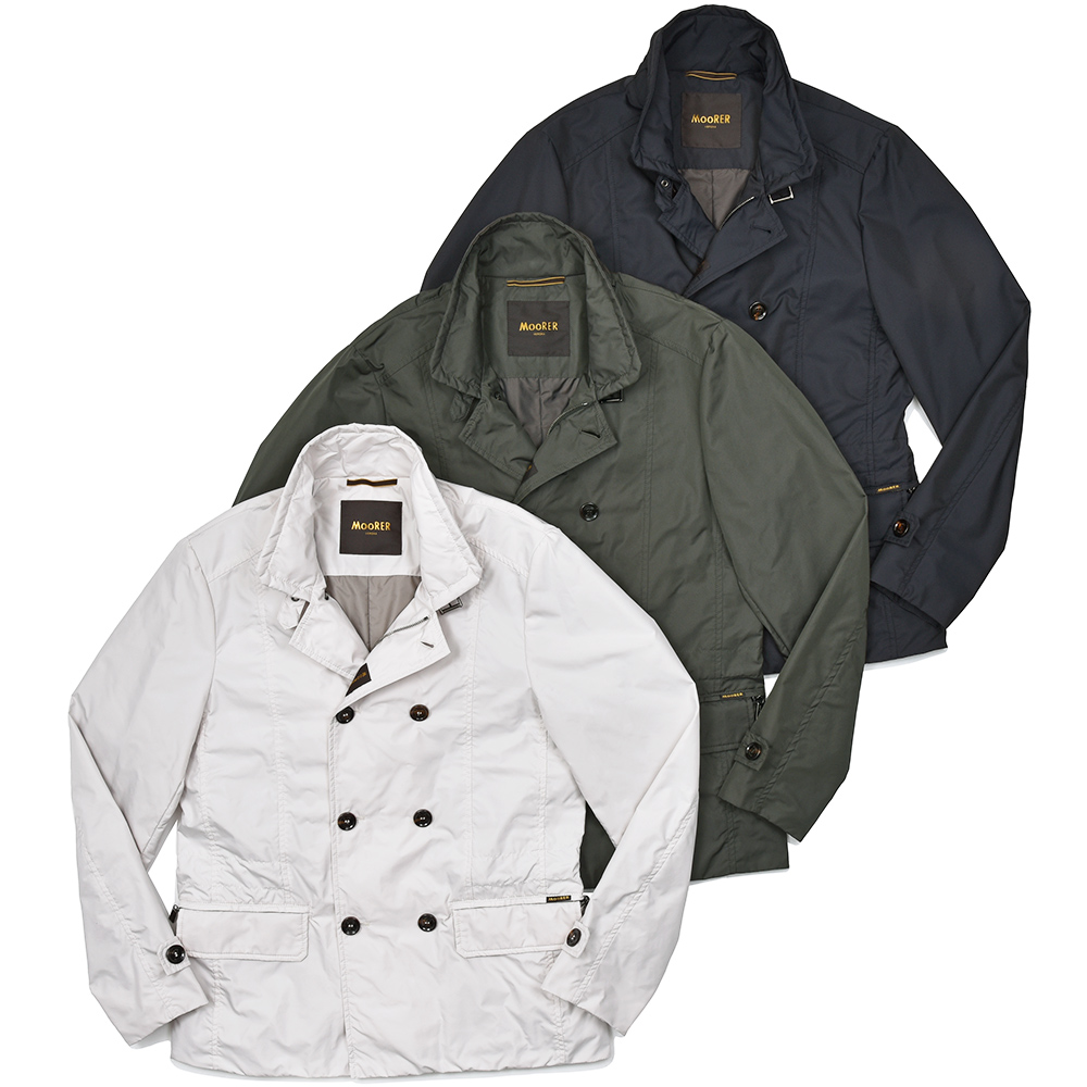 MooRER(ムーレー)<br>NABUCCO-KM ナブッコ ポリエステル 中わた ダブルブレスト ジャケット 34151002052