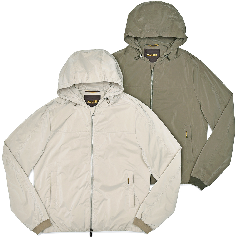 MooRER(ムーレー)<br>ALBORI-OS アルボリ ナイロン ポリエステル フーデット ブルゾン 34051000052