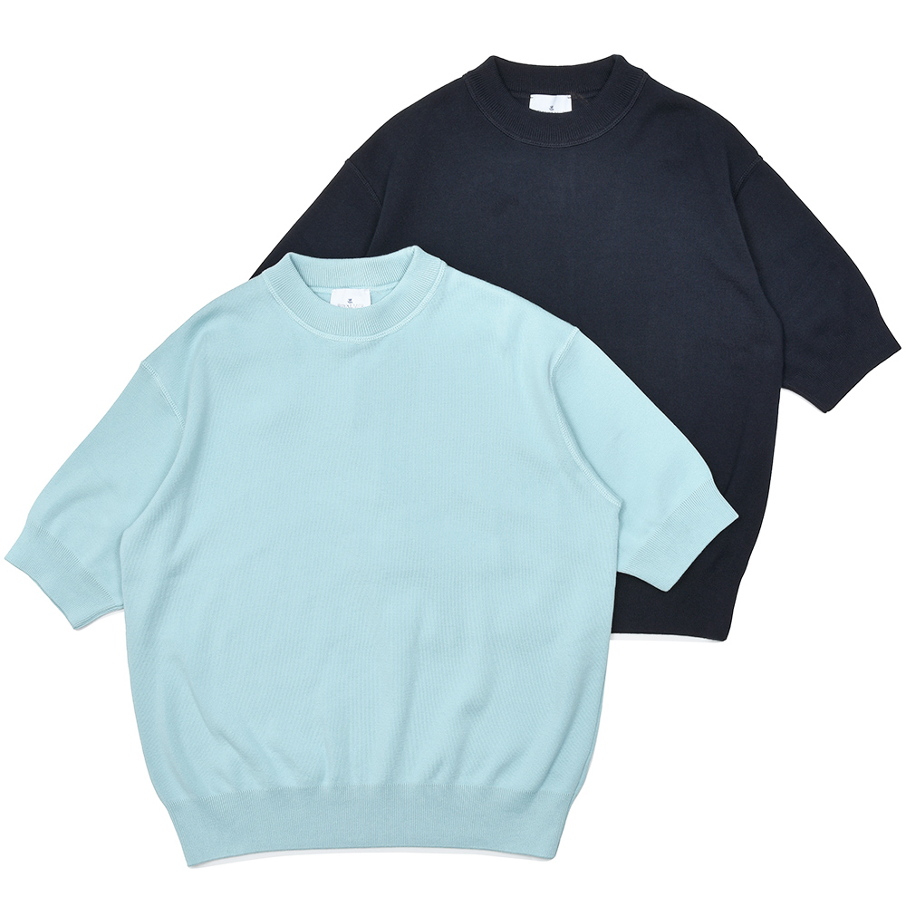 ROYAL MER(ロワイヤルメール)<br>HUGO-U コットン ミドルゲージ クルーネックニット 36051001189