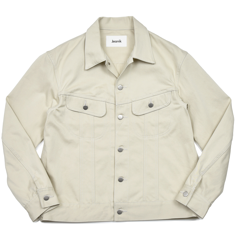 Jeanik(ジーニック)<br>コットン サテン ウエスターナータイプ Gジャン トラッカージャケット 34051002172