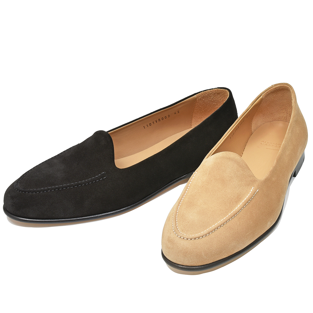 ALESSANDRO GASPARINI(アレッサンドロ ガスパリーニ)<br>MOCASSO LOAFER カーフスエード ローファー