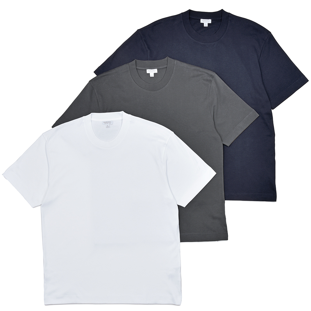 SUNSPEL(サンスペル)<br>コットン ヘビーウエイト クルーネック カットソー MTSH0181 32151001216