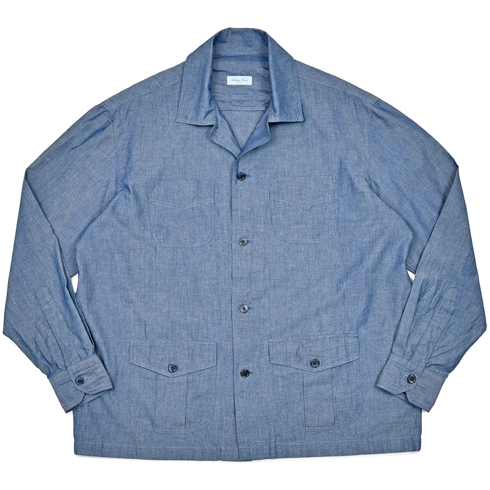 Salvatore Piccolo(サルヴァトーレ ピッコロ)<br>WORK JACKET コットン シャンブレー ワークジャケット 31051008025