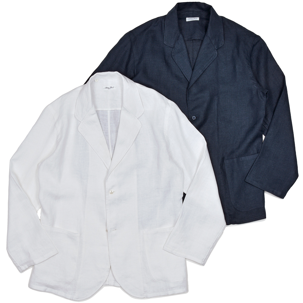 Salvatore Piccolo(サルヴァトーレ ピッコロ)<br>GIACCA CHIAIA リネン シングル2B シャツジャケット 31051009025