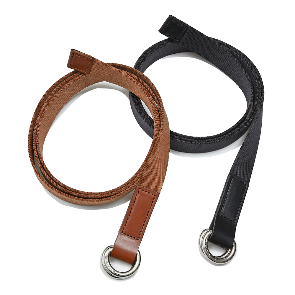 Scye(サイ)<br>ナイロン×カウレザー ダブルリングベルト 38151002195