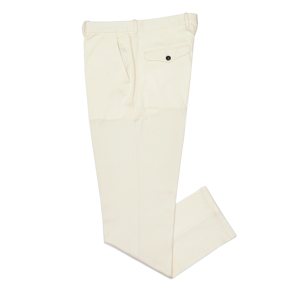 CIRCOLO 1901(チルコロ1901)<br>コットン ストレッチ プレミアムピケ 鹿の子ジャージー セットアップ対応 ノープリーツ パンツ 33055000109