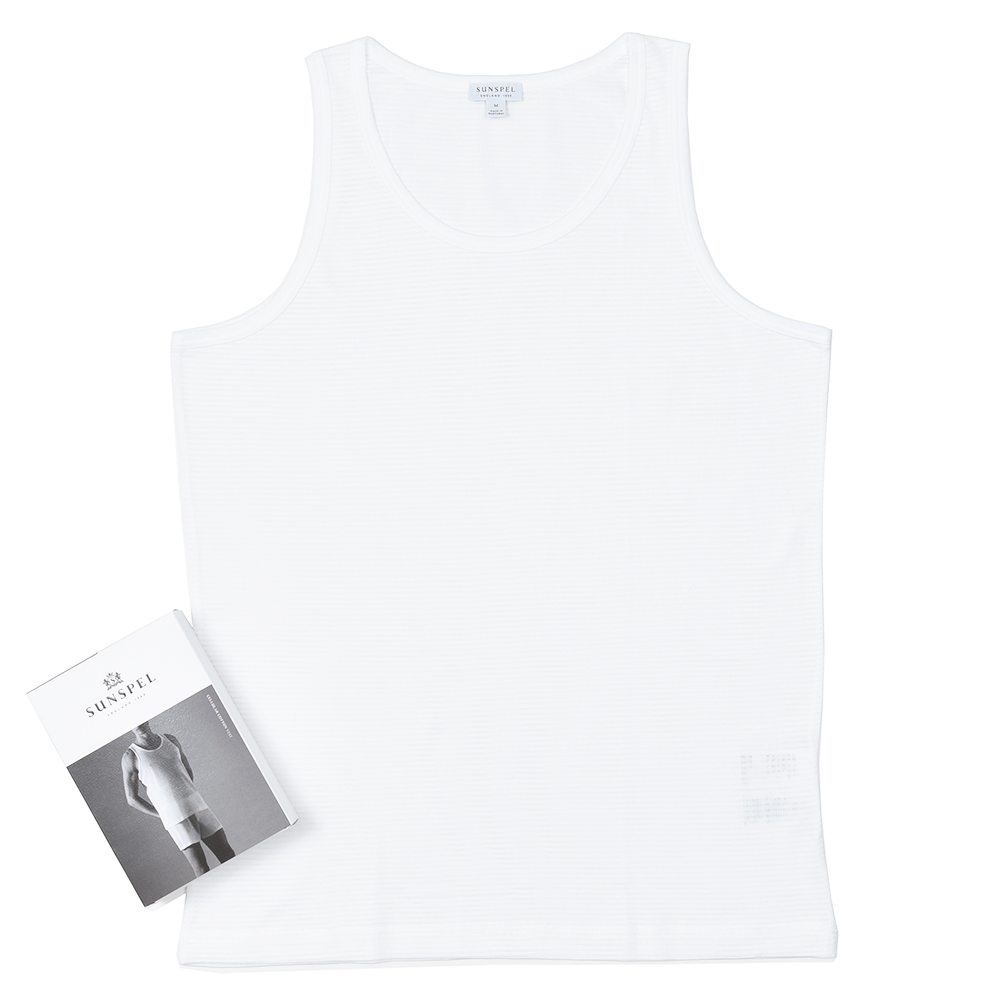 SUNSPEL(サンスペル)<br>セルラーコットン アンダーウェア タンクトップ MVES4202 38851000216