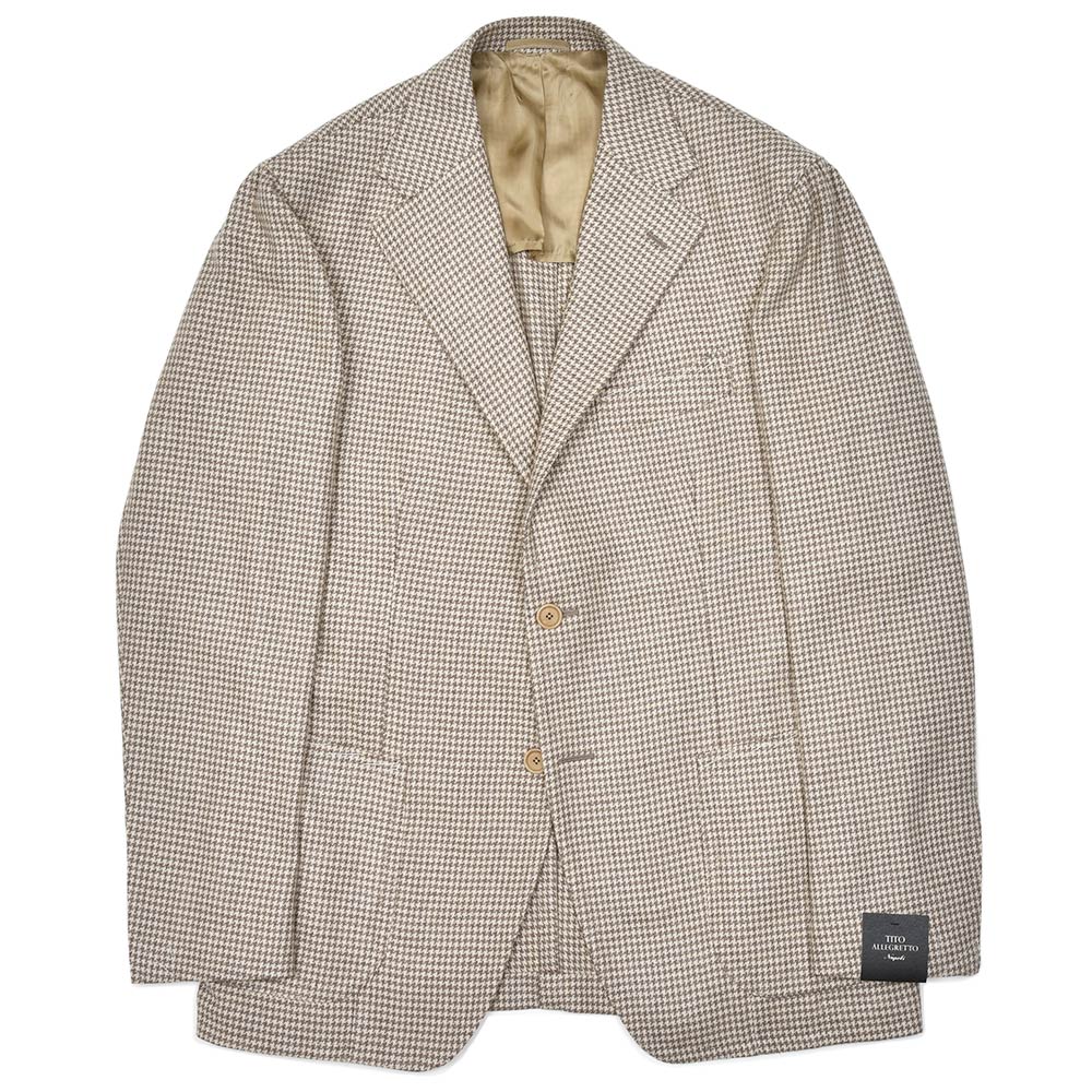 TITO ALLEGRETTO(ティト アレグレット)<br>カシミヤ ハウンドトゥース シングルジャケット 37052000142