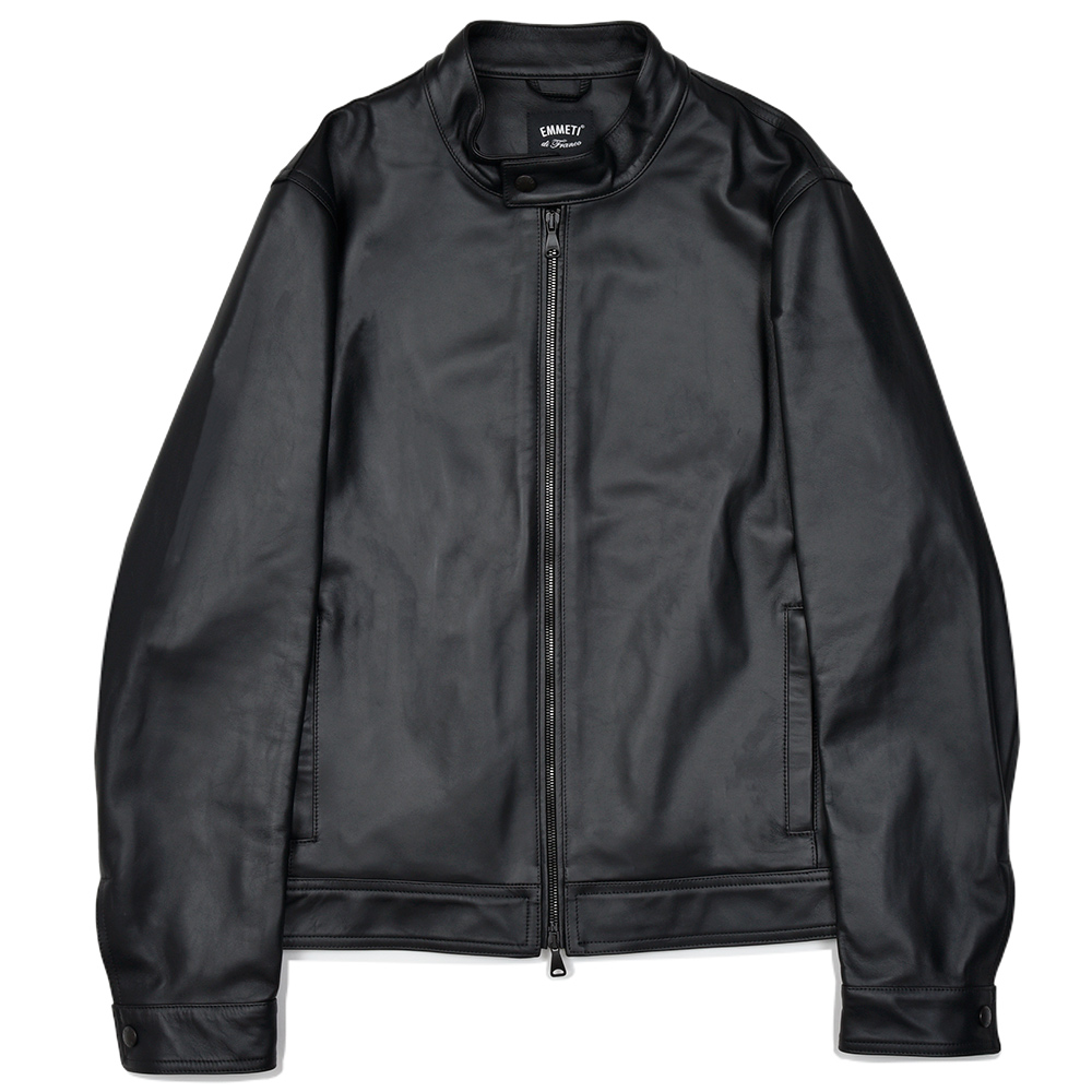 EMMETI(エンメティ)<br>JURI ユリ SP LAMB SKIN NAPPA ラムナッパレザー ライダースジャケット 34252008085