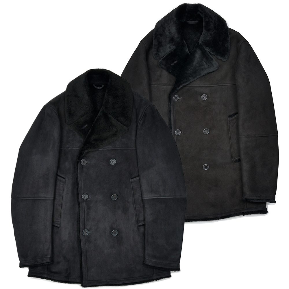 EMMETI(エンメティ)<br>AVON ムートンスエード Pコート 34252007085