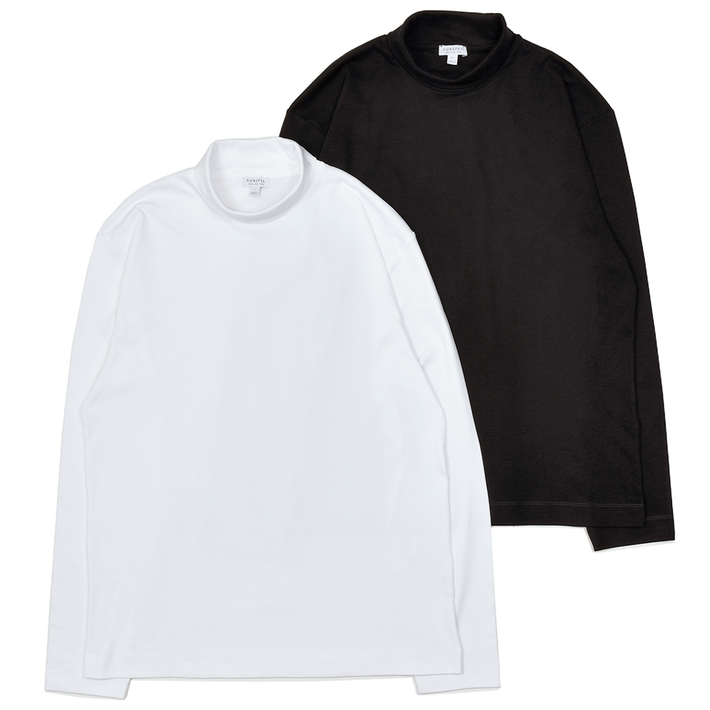 SUNSPEL(サンスペル)<br>スーピマコットン ヘビーウエイト ロールネック カットソー MTSH0196 32052002216