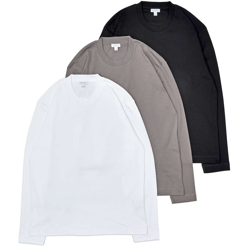 SUNSPEL(サンスペル)<br>スーピマコットン ヘビーウエイト クルーネック カットソー MTSH0182 32052001216