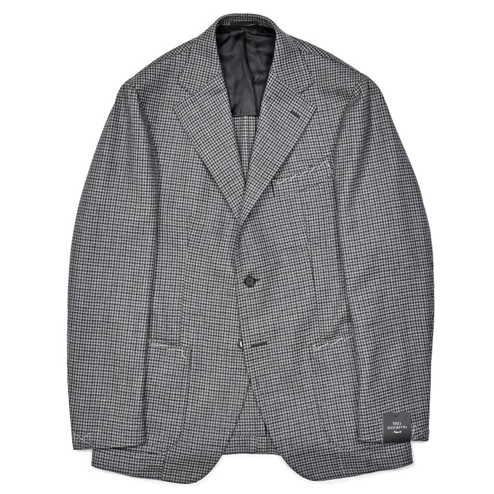 TITO ALLEGRETTO(ティト アレグレット)<br>ヴァージンウール ハウンドトゥース シングルジャケット 37052007142