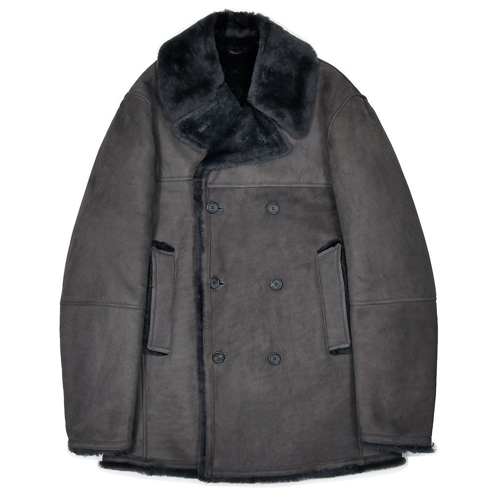 EMMETI(エンメティ)<br>AVON ムートンスエード Pコート 34256001085