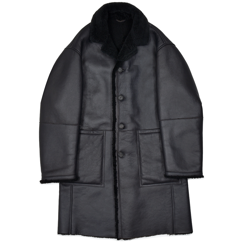 EMMETI(エンメティ)<br>SAXTON ムートン チェスターコート 34256000085