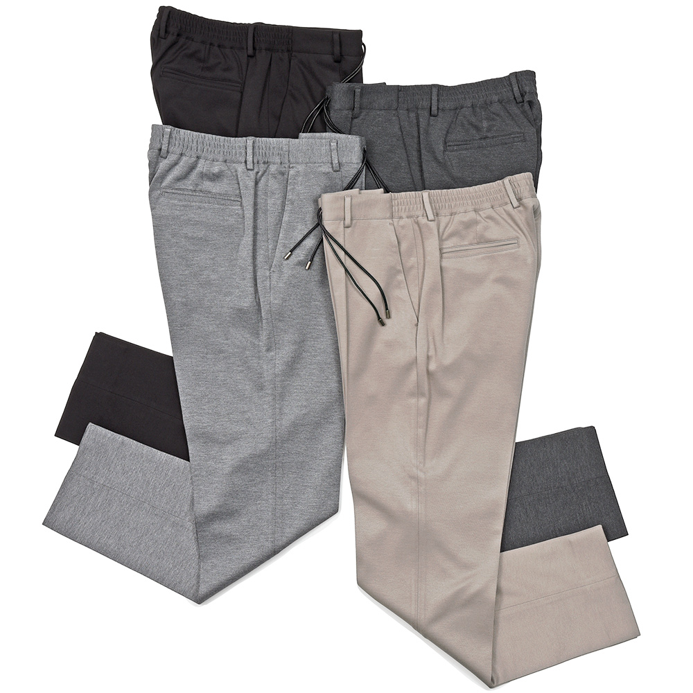 giabsarchivio(ジャブスアルキヴィオ)<br>別注MASACCIO ring/3G カルゼジャージー ノープリーツパンツ A5757 33052026117