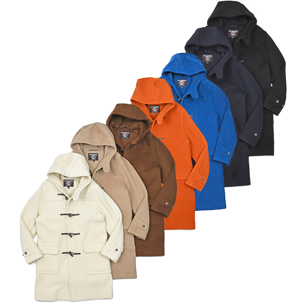 INVERTERE(インバーティア)<br>Joshua Ellis ジョシュアエリス ウール ヘリンボーン ロング ダッフルコート REGULAR FIT 34152000176