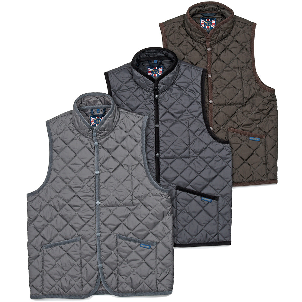 LAVENHAM(ラベンハム)<br>MICKFIELD ポリエステル キルティング スタンドカラーベスト 34052002213