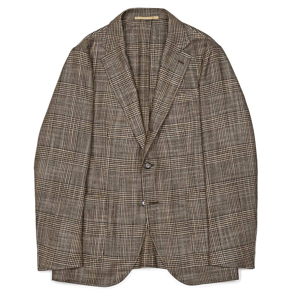 SIPARIO by STILE LATINO(シパーリオ バイ スティレ ラティーノ)<br>GINZA ヴァージンウールカシミヤ グレンチェック シングルジャケット 37052015025