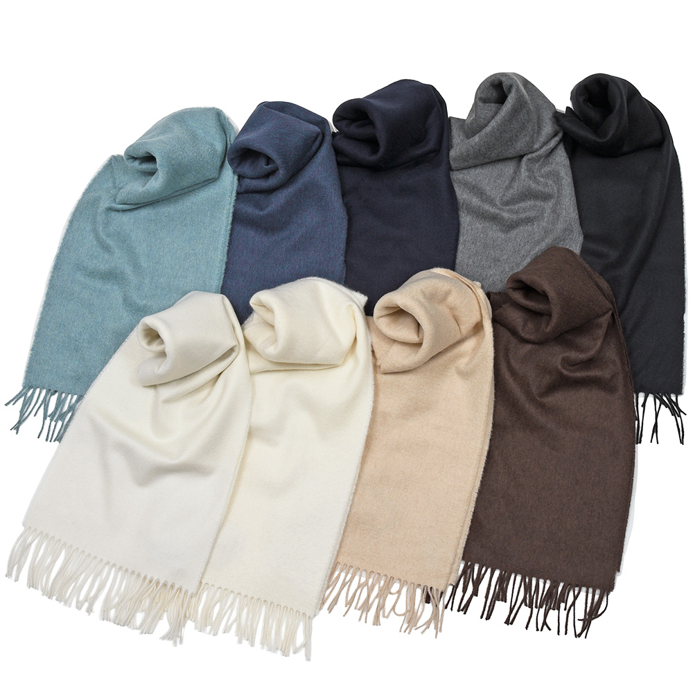 Johnstons of Elgin(ジョンストンズ オブ エルガン)<br>カシミヤ 小判 マフラー 25×180 WA000016 38352001061