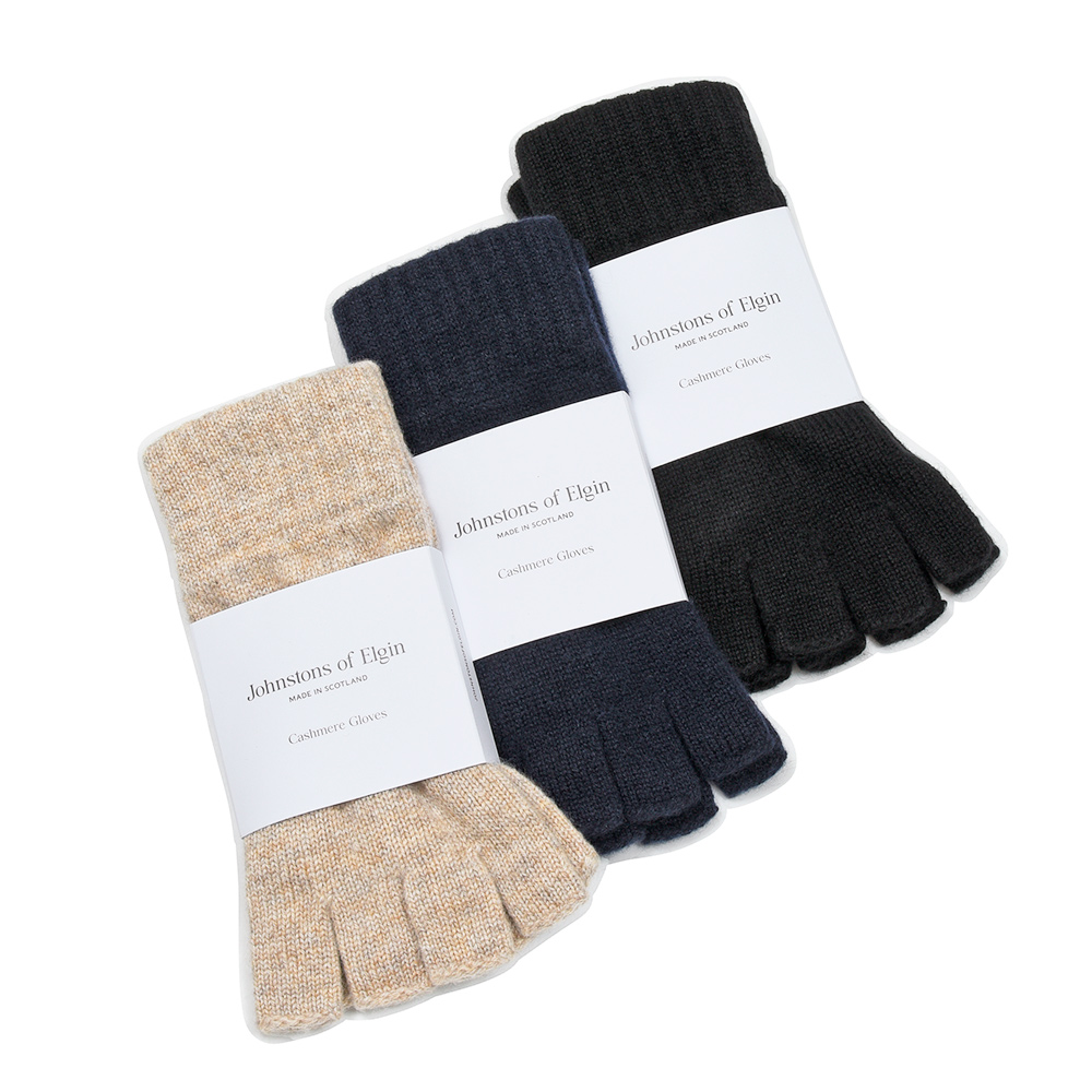 Johnstons of Elgin(ジョンストンズ オブ エルガン)<br>カシミヤ フィンガーレス グローブ HAY02223 38752000061