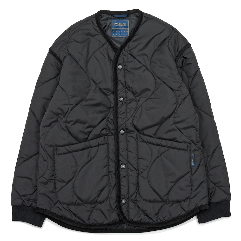 LAVENHAM(ラベンハム)<br>QUILT LINER JACKET ノーカラー キルティングジャケット 34052001213