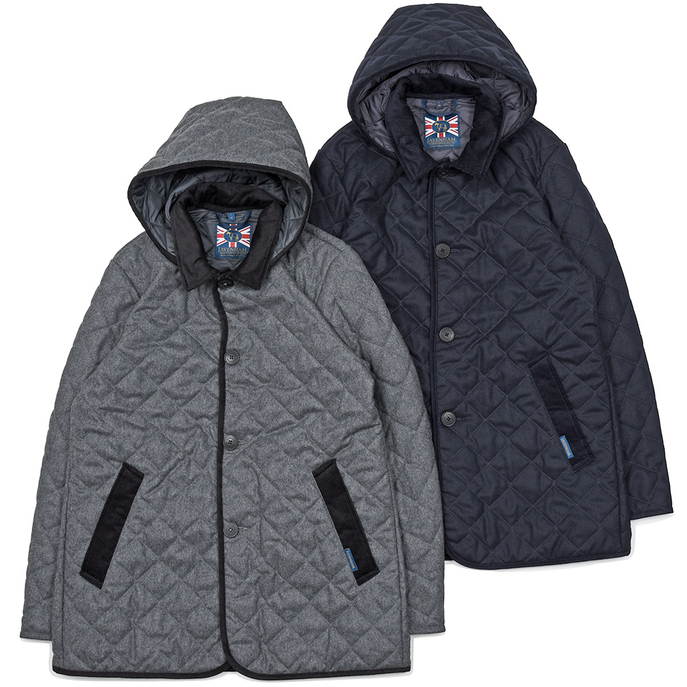 LAVENHAM(ラベンハム)<br>DENSTON ウール キルティングジャケット 34052004213