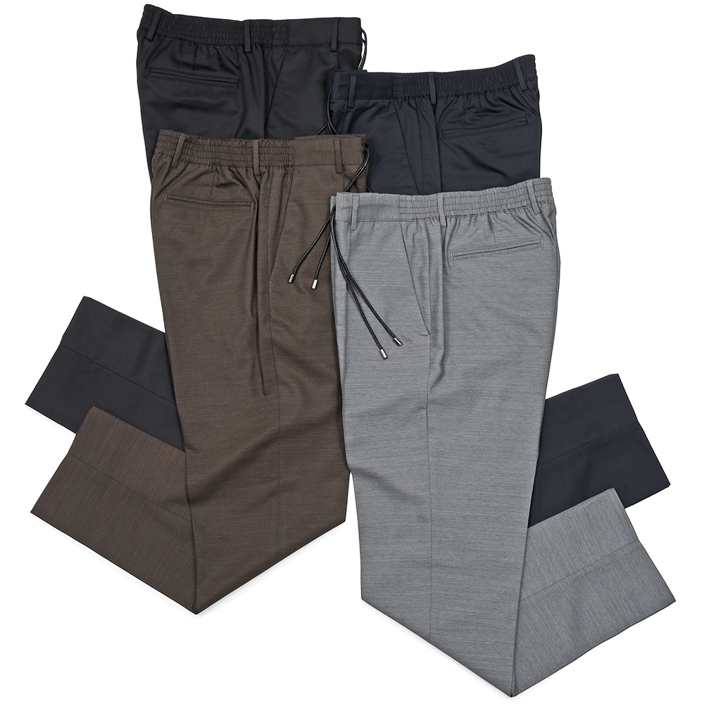 giabsarchivio(ジャブスアルキヴィオ)<br>別注MASACCIO ring/3G シャカウール ノープリーツパンツ A8132 33061000117