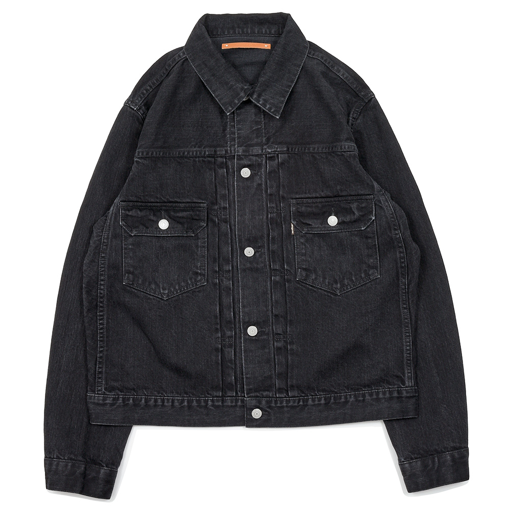SCYE BASICS(サイベーシックス)<br>セルビッジブラックデニム 2ndタイプ デニムジャケット 34061000195