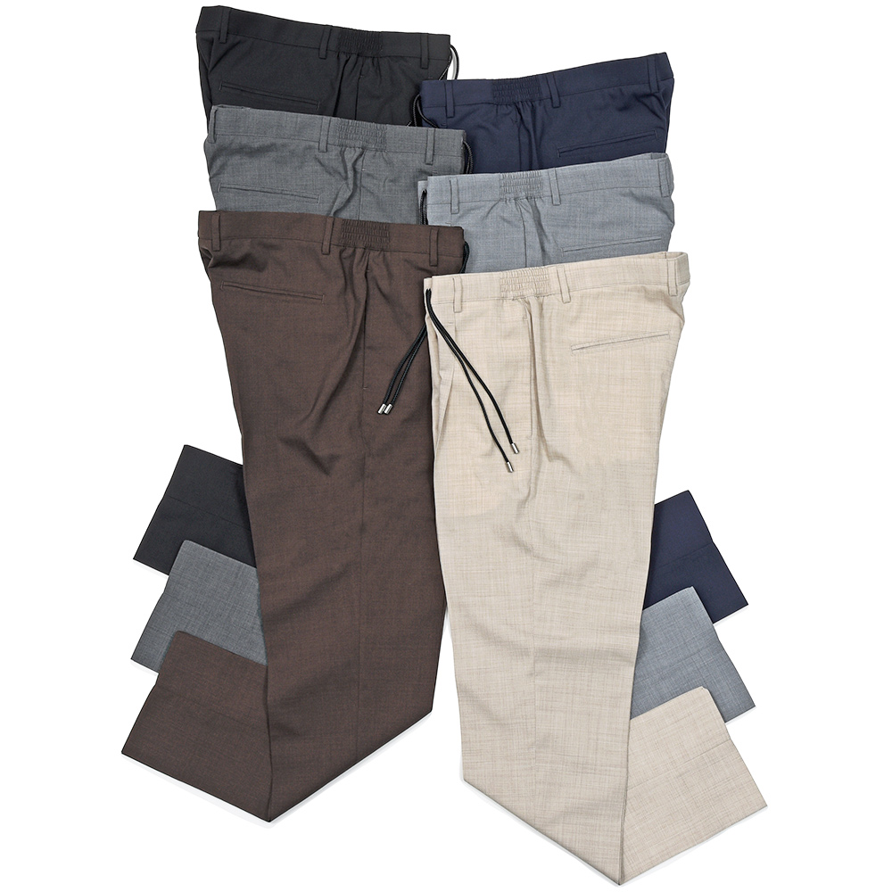 giabsarchivio(ジャブスアルキヴィオ)<br>別注MASACCIO テクノウール 1プリーツパンツ A6425 33061013117