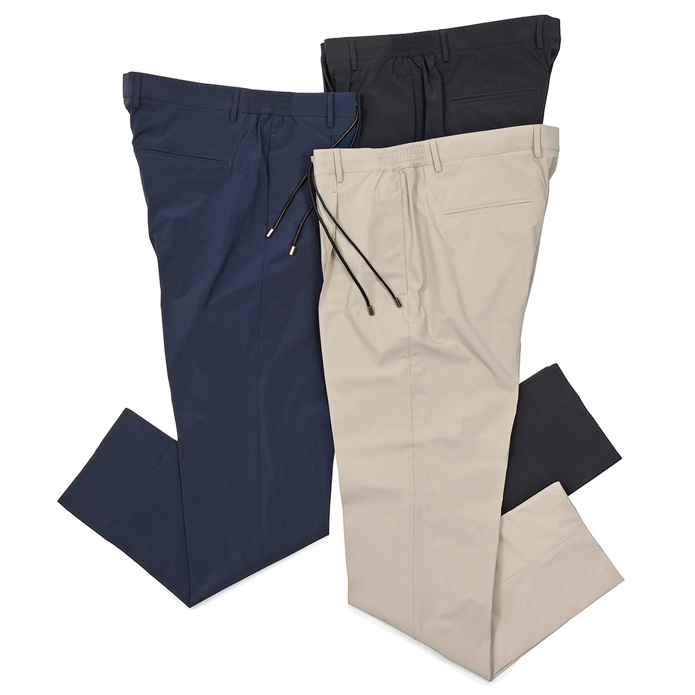 giabsarchivio(ジャブスアルキヴィオ)<br>別注MASACCIO シャカヌメ ナイロンストレッチ 1プリーツパンツ A3710 33061008117