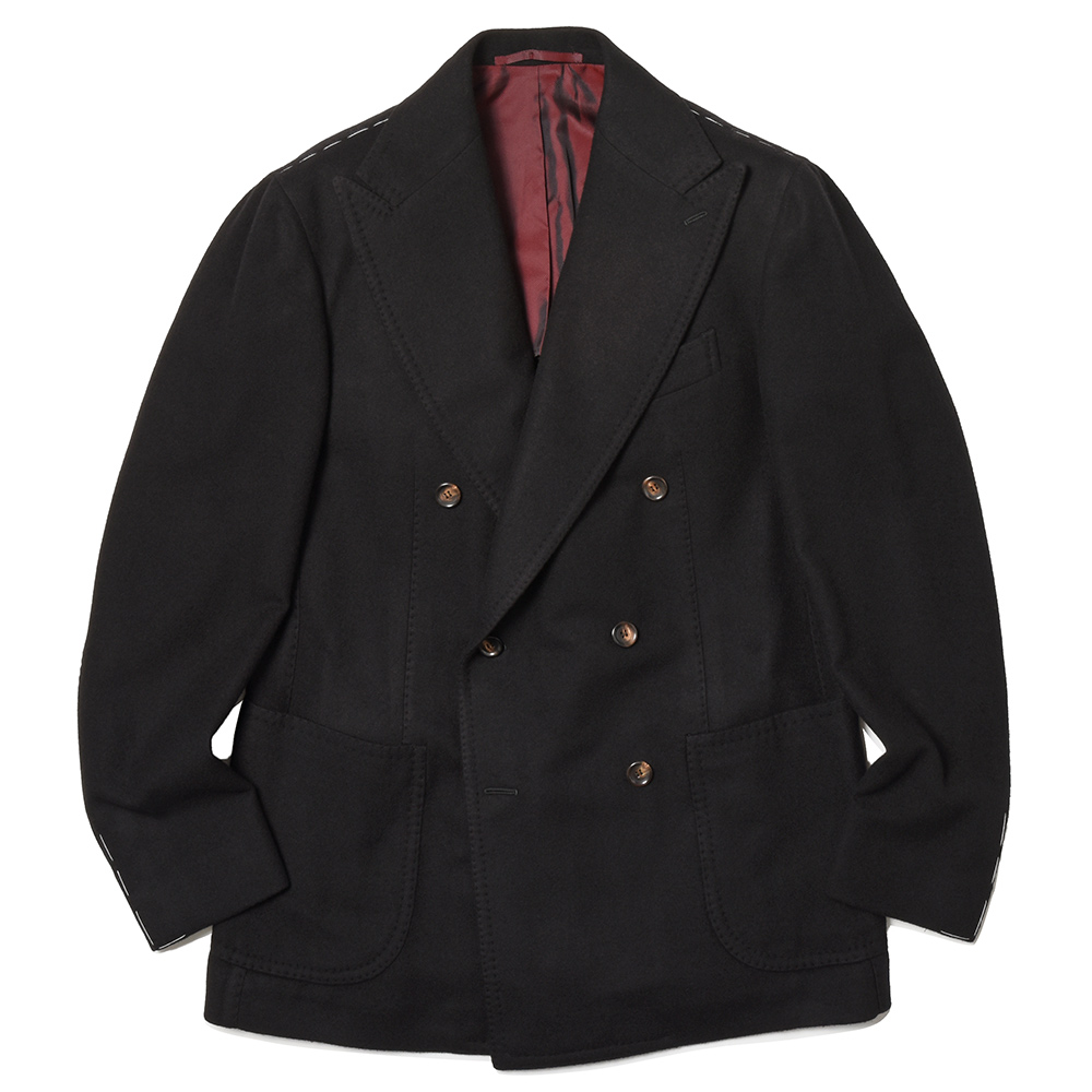 STILE LATINO(スティレ ラティーノ)<br>ヴァージンウール フランネル ダブル6Bジャケット LEO 37026002025