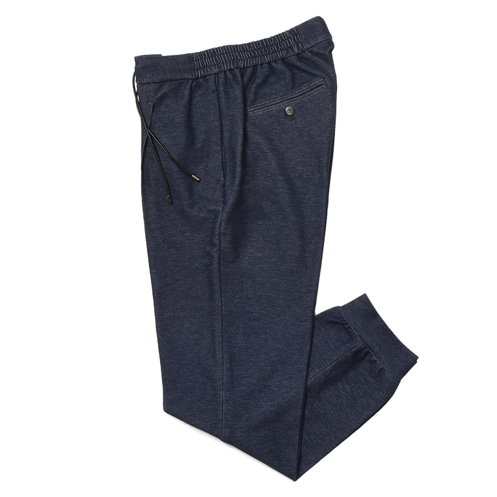 giab's ARCHIVIO(ジャブス アルキヴィオ)<br>ring別注 RIBring リブリング デニムジャージー 1プリーツ シャーリング リブパンツ A3566 33031001117