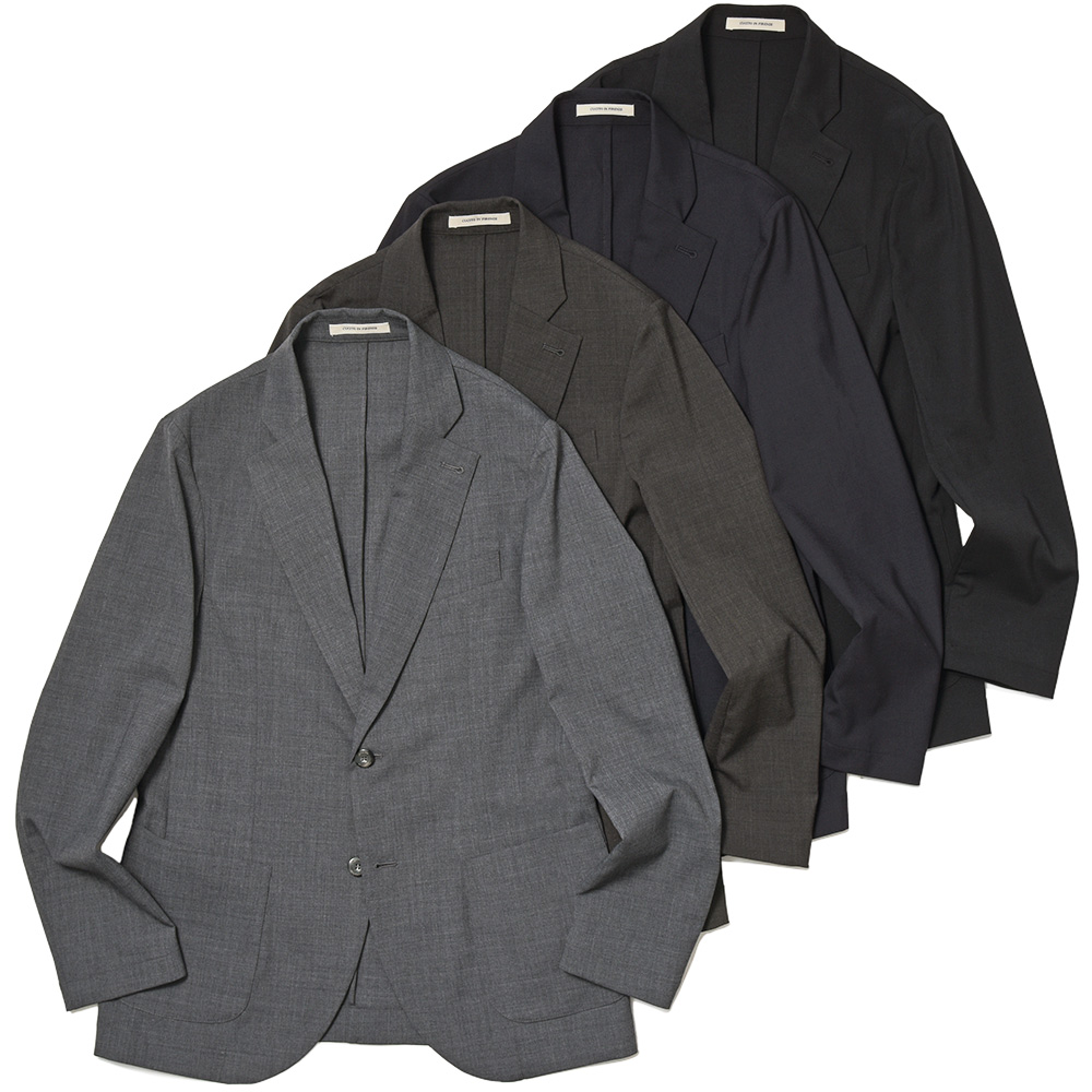 giab's ARCHIVIO(ジャブスアルキヴィオ)<br>ring別注 STROZZI テクノウール2022 ストレッチ セットアップ対応 シングル2Bジャケット A6425 37031001117