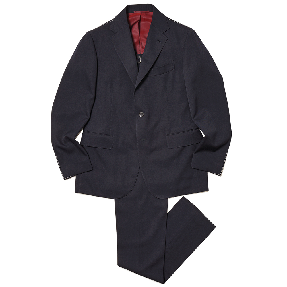 STILE LATINO(スティレ ラティーノ)<br>ウール コットン ギャバジン 1プリーツ シングル3Bスーツ VINCENZO 37135003025