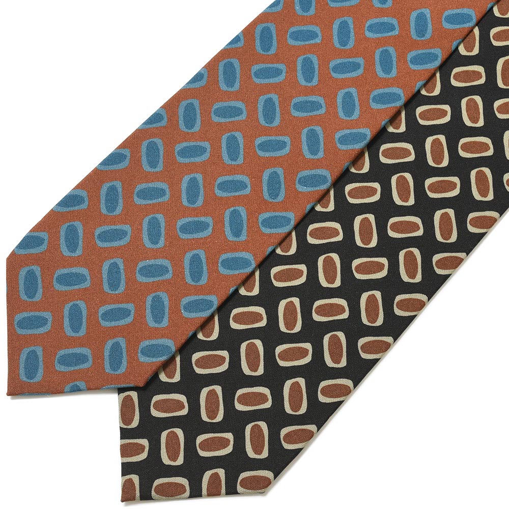 STILE LATINO(スティレ ラティーノ)<br>シルク ツイル 小紋 タイ 38235001025