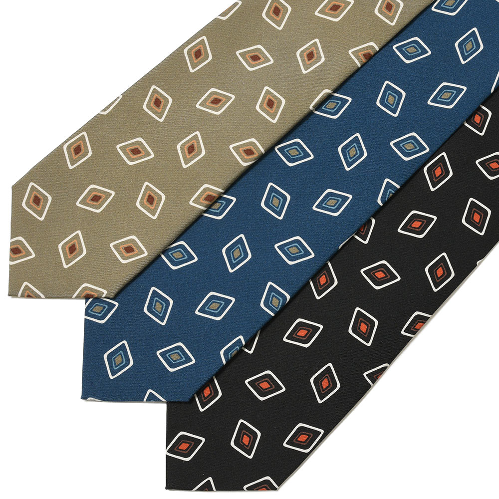 STILE LATINO(スティレ ラティーノ)<br>シルク ツイル 小紋 タイ 38235004025