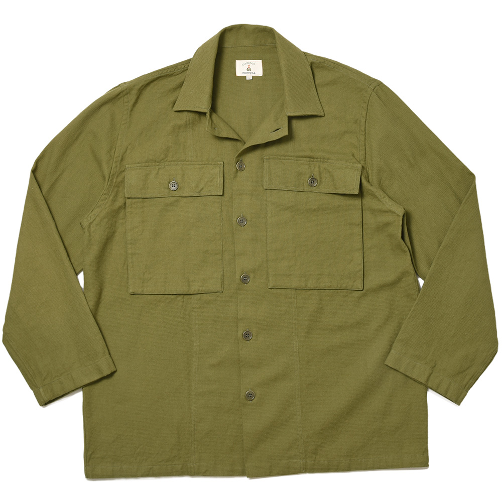 GUY ROVER×FORTERA(ギローバー×フォルテラ)<br>PCIFIC コットン ジャガード ワークシャツブルゾン 31031007027